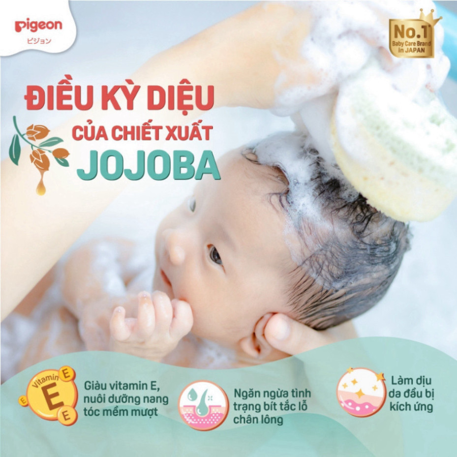 Sữa Tắm Gội Trẻ Em Toàn Thân Pigeon Cho Bé 2in1 700ml An Toàn Thơm Dịu Nhẹ