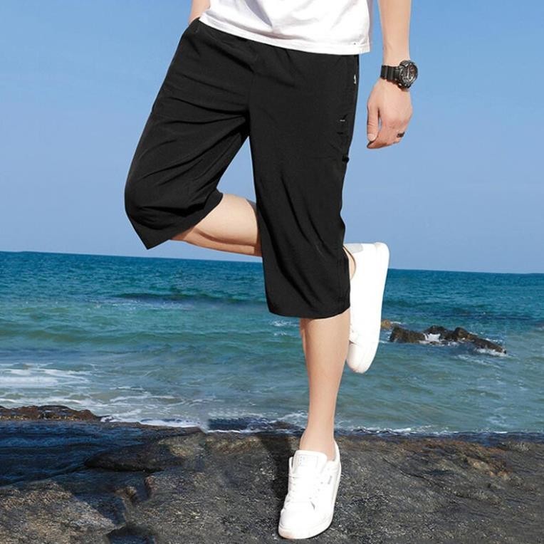 Quần Jogger Nam Thun Thiết Kế Bo Trơn Năng Động Hàng VNXK Cao Cấp Co Giãn 4 Chiều đi làm đi chơi shopthethaokute