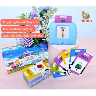 Máy Đọc Thẻ Tiếng Anh Tiếng Việt Cho Bé PoPi Shop Máy Đọc Thẻ Flashcard Song Ngữ Anh Việt 224 Từ Vựng, Mdta, Qc