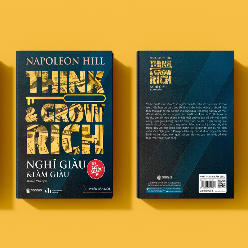 Sách - Nghĩ Giàu & Làm Giàu - Napoleon Hill - SBOOKS OFFICIAL