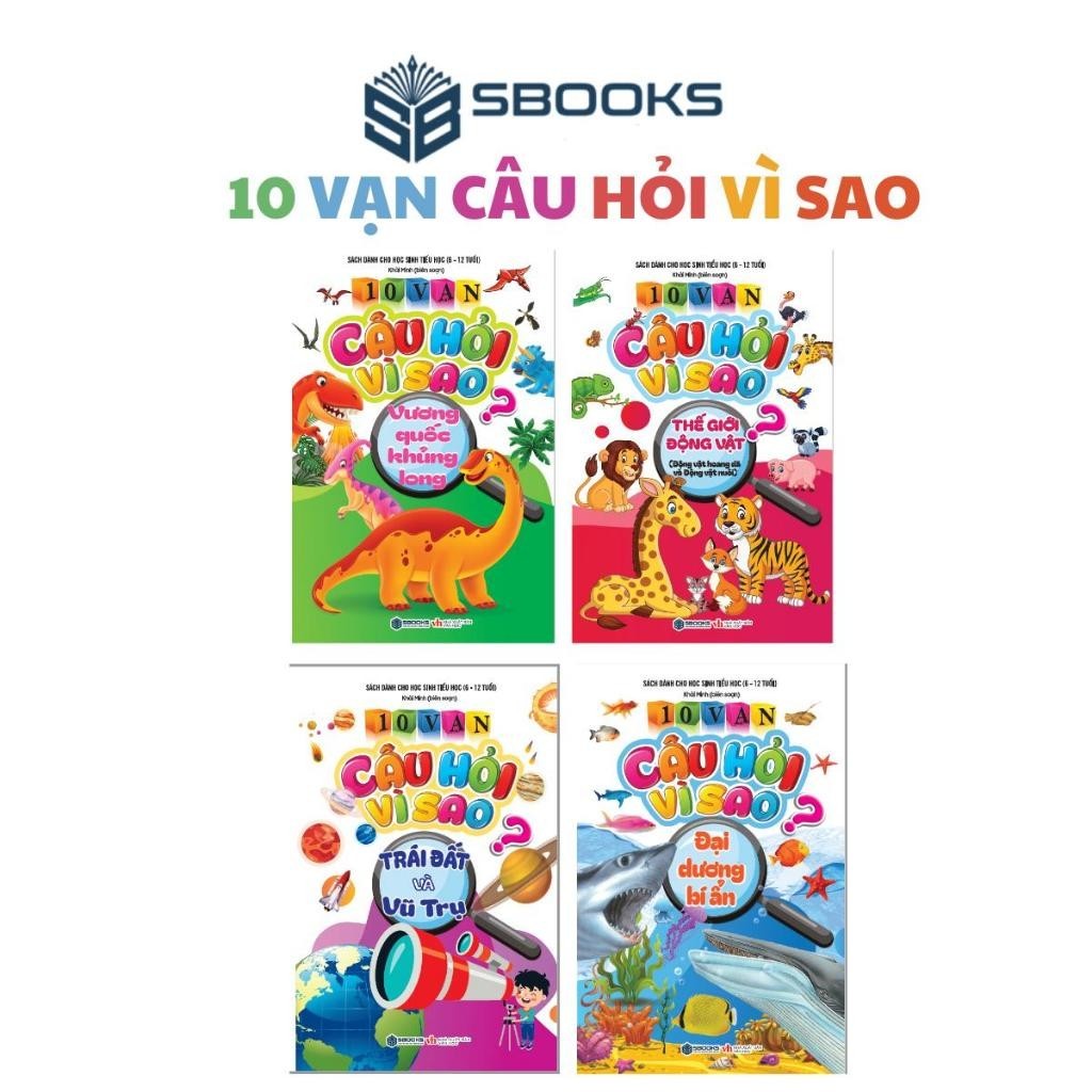 Sách Combo 4 Cuốn : 10 Vạn Câu Hỏi Vì Sao - SBOOKS