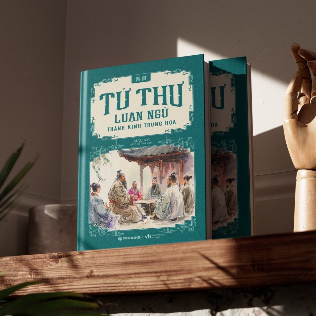 Combo 4 Sách Cuốn Tứ Thư: Đại Học + Luận Ngữ + Trung Dung + Mạnh Tử - SBOOKS OFFICIAL