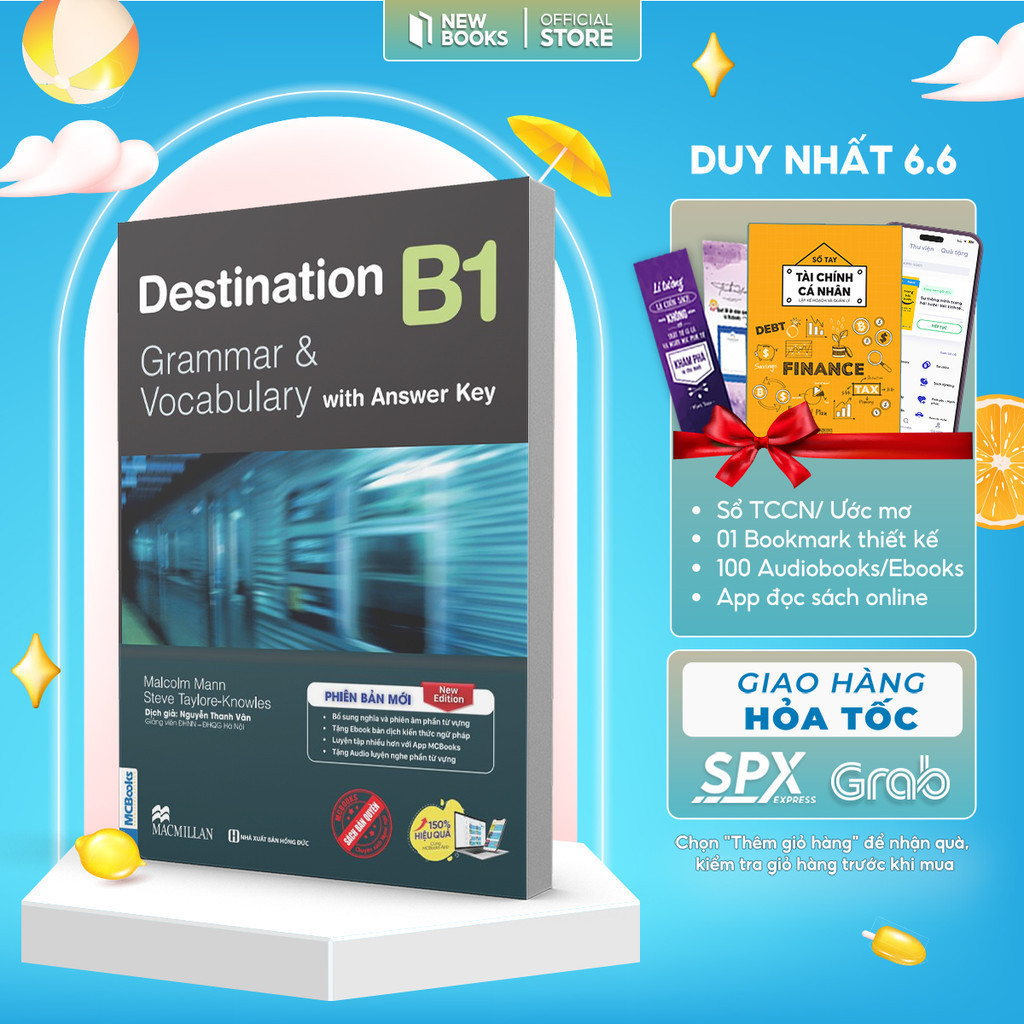Sách Giáo Trình B1 Destination Grammar & Vocabulary - Có Đáp Án Đi Kèm ...