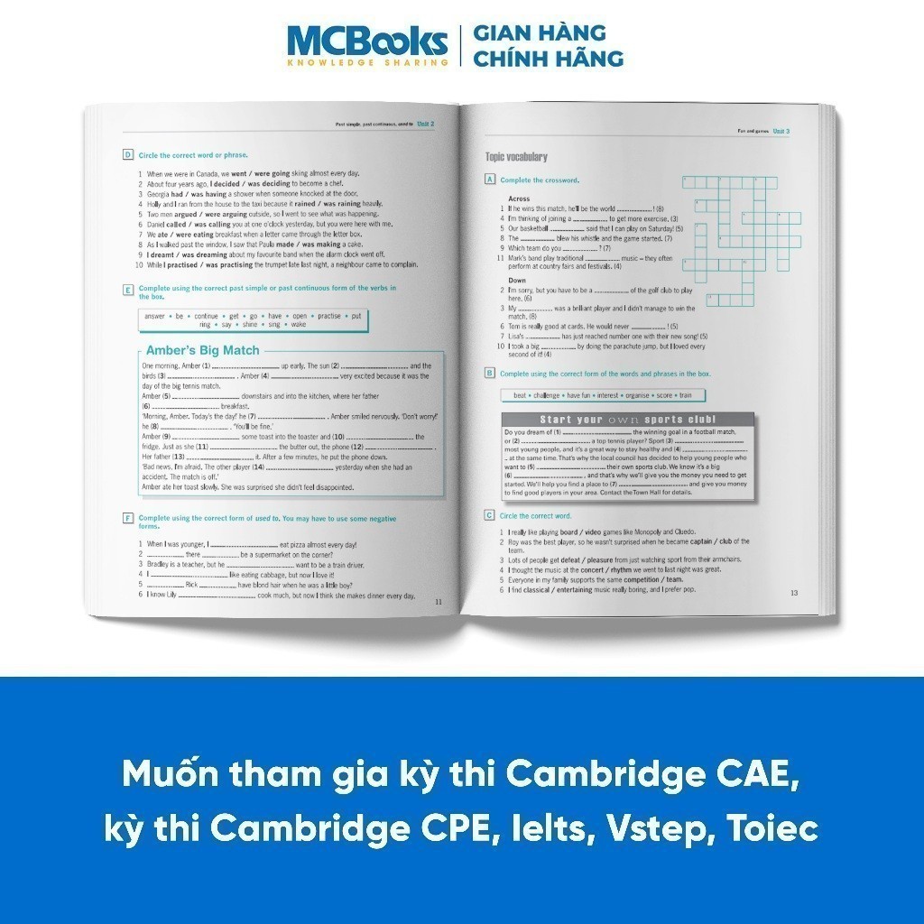 Ảnh Bộ Sách Giáo Trình Destination Grammar & Vocabulary B1, B2, C1&C2 - Có Đáp Án Đi Kèm Luyện Thi FCE 4