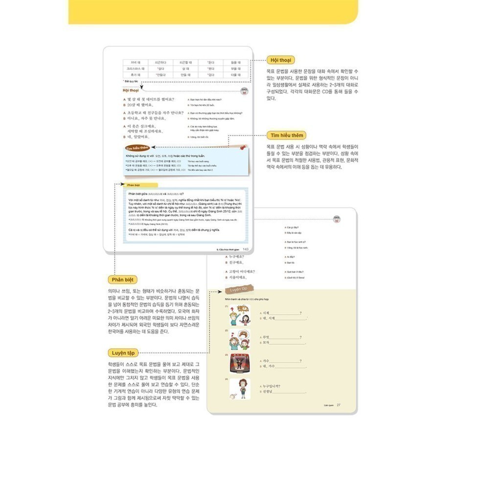 Ảnh Combo Ngữ Pháp Tiếng Hàn Thông Dụng (Sơ Cấp) – Korean Grammar In Use - Sách Bản Quyền - Bizbooks 2