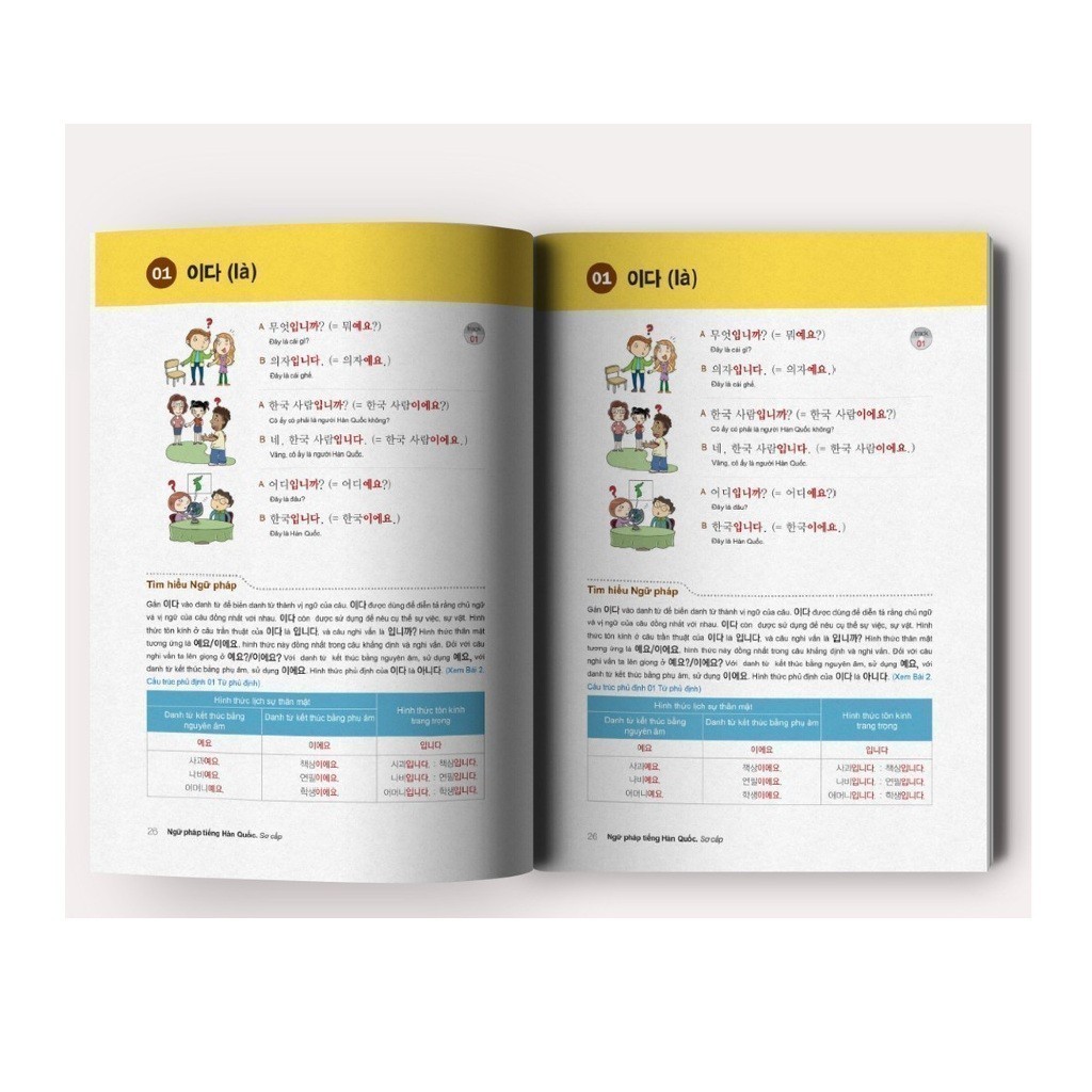 Ảnh Combo Ngữ Pháp Tiếng Hàn Thông Dụng (Sơ Cấp) – Korean Grammar In Use - Sách Bản Quyền - Bizbooks 1