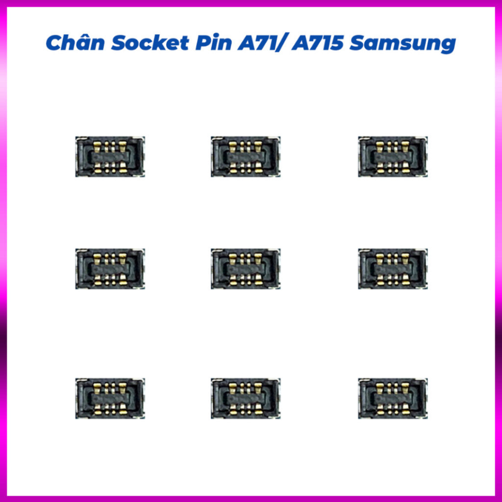 Chân socket pin trên main A71, A715 samsung | Shopee Việt Nam
