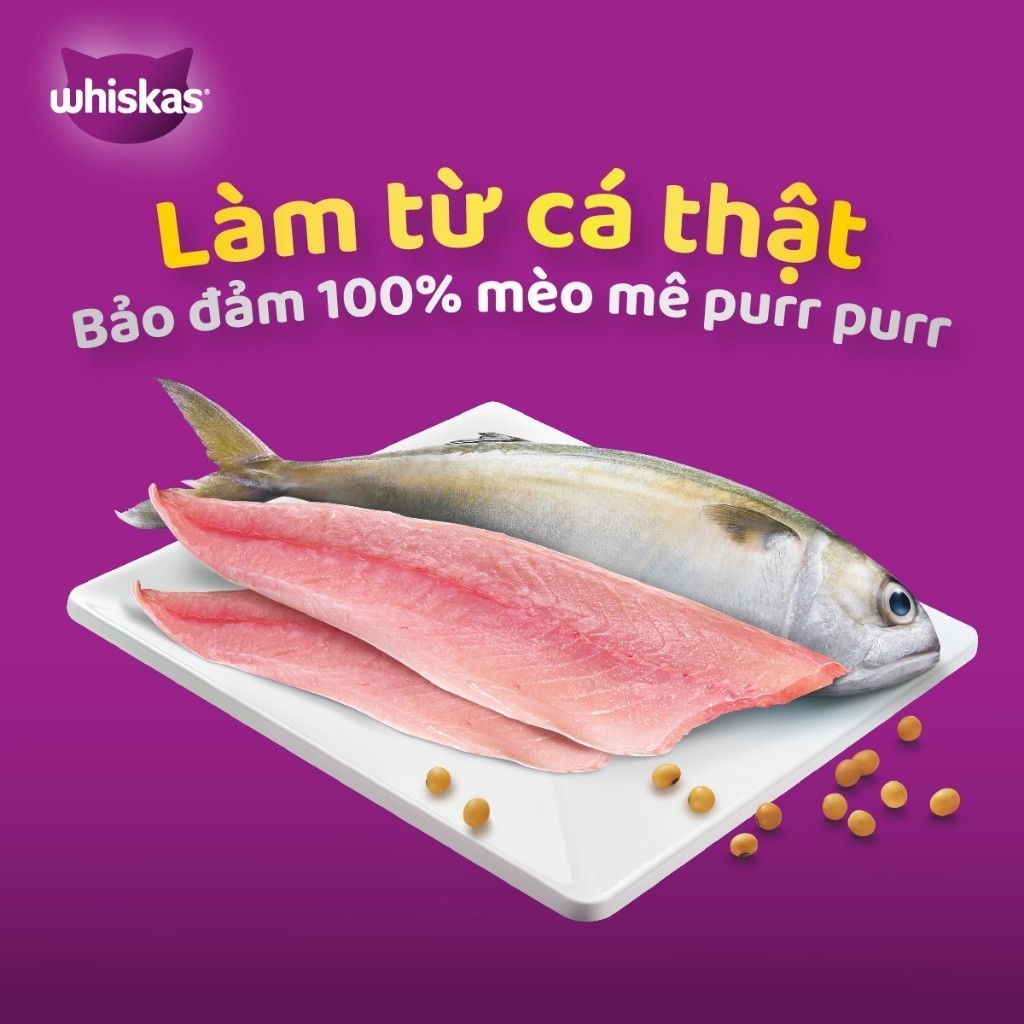 Ảnh WHISKAS Combo 3 Thức Ăn Cho Mèo Trưởng Thành Dạng Pate Mix 3 Vị 400G (dạng lon) 3