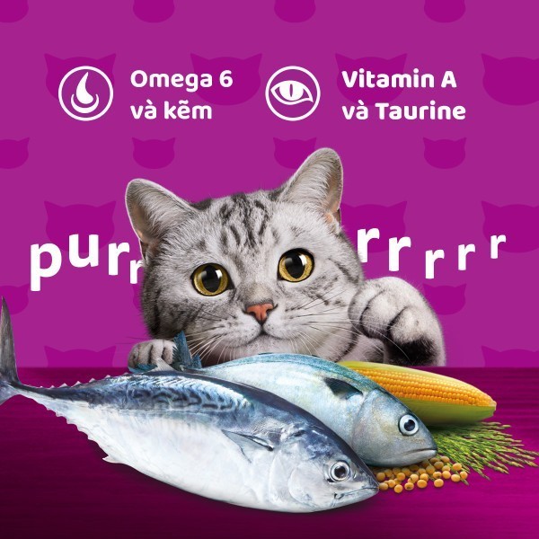 Ảnh Thức ăn mèo Whiskas vị cá biển 7kg 3