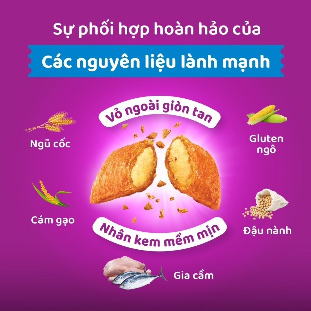 Ảnh Thức ăn mèo Whiskas túi 400g 3