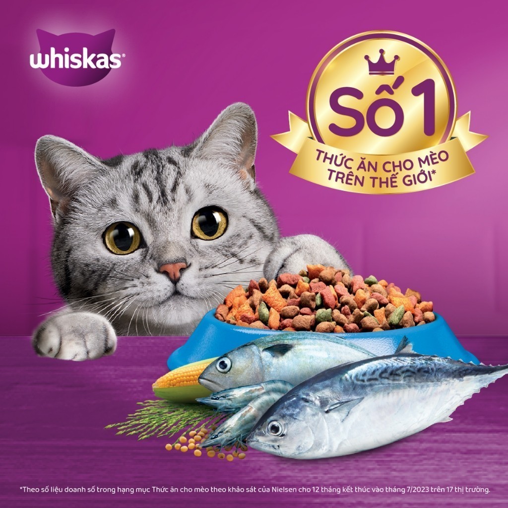 Ảnh Thức ăn mèo Whiskas túi 400g 1