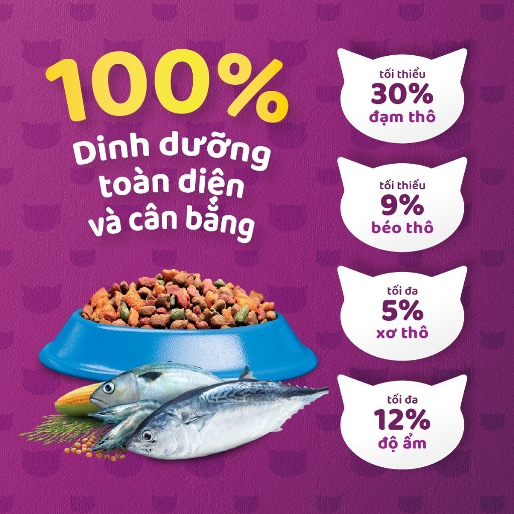 Ảnh Thức ăn mèo Whiskas túi 400g 4