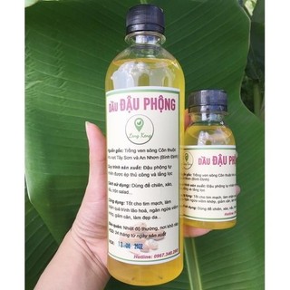 Dầu Đậu Phộng LengKengFarm Bình Định (Dầu Lạc) - Đậu Phộng Sẻ Ta Thơm Giàu Dinh Dưỡng - Dầu Thực Vật