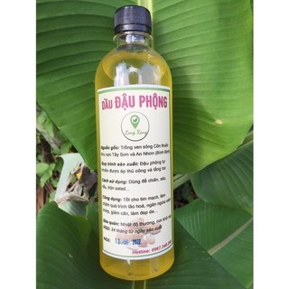 Dầu Đậu Phộng LengKengFarm Bình Định (Dầu Lạc) - Đậu Phộng Sẻ Ta Thơm Giàu Dinh Dưỡng - Dầu Thực Vật