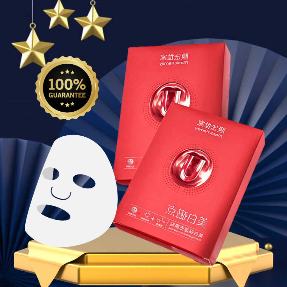 (MUA 1 TANG 1)Mặt Nạ MASK FAMILY cung cấp độ ẩm, giúp da mềm mịn, săn chắc, chống lão hoá da , căng bóng da ( Hộp 25ml )