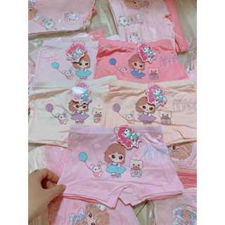 Combo 10 quần lót bé gái 8-33kg, quần chíp đùi quảng châu cho bé gái chất cotton 4 chiều có giãn thấm hút mồ hôi cực tốt