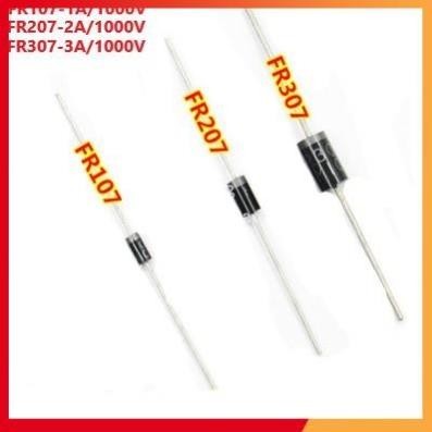 Túi 10 Con - FR107, FR207, FR307 - Diode Xung 1A 1000V Chân Cắm - Phục ...