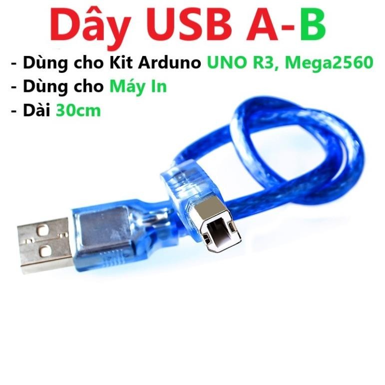 Dây Cáp USB Truyền Dữ Liệu Cho Thiết Bị Arduno R3, Nano, Máy In, Sạc ...