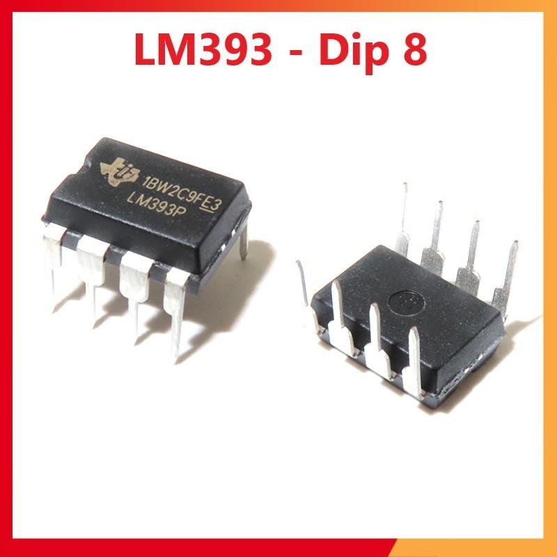 LM393 Dip 8 IC So Sánh Điện Áp 393 | Shopee Việt Nam