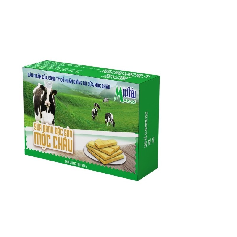 Bánh Sữa Đặc Mộc Châu ( loại có hộp để làm quà biếu) ( Vị ngẫu nhiên)