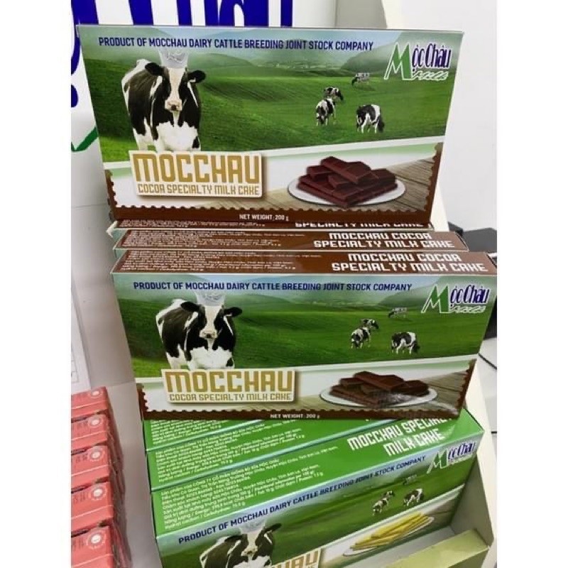 Bánh Sữa Đặc Mộc Châu ( loại có hộp để làm quà biếu) ( Vị ngẫu nhiên)