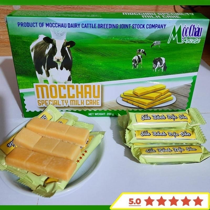 Bánh Sữa Đặc Mộc Châu ( loại có hộp để làm quà biếu) ( Vị ngẫu nhiên)
