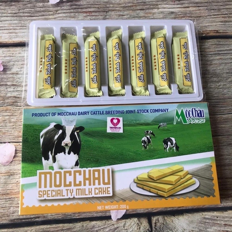 Bánh Sữa Đặc Mộc Châu ( loại có hộp để làm quà biếu) ( Vị ngẫu nhiên)