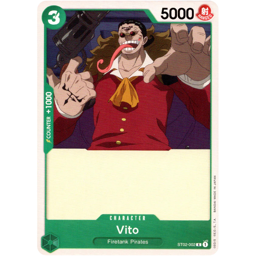 Thẻ bài One Piece ST02-002 - Vito - Character - Common | Shopee Việt Nam