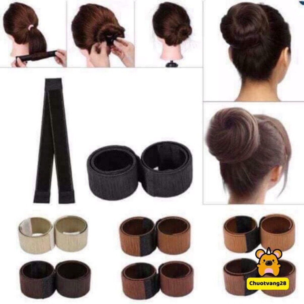 Thanh Cuốn (Búi) Tóc Trơn Đơn Giản Dễ Sử Dụng
