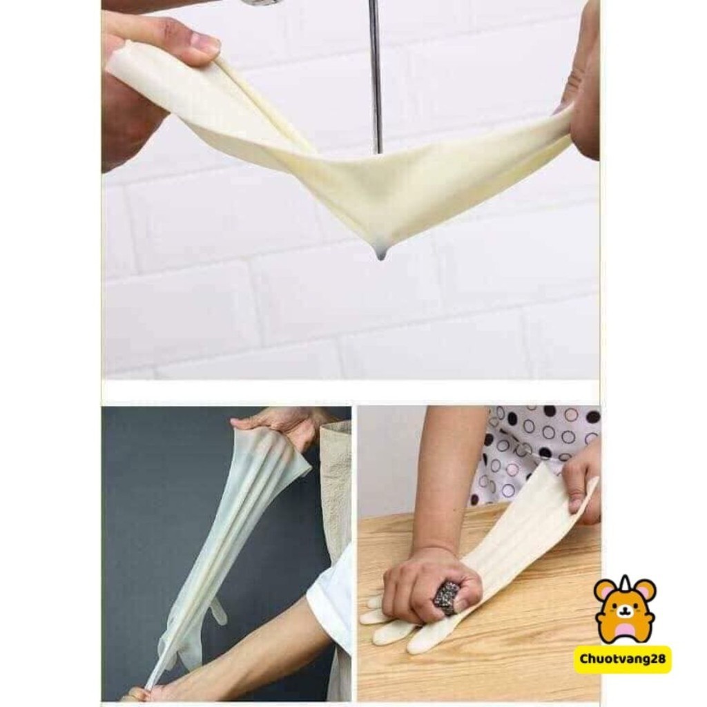 Găng tay cao su siêu dai xuất Nhật