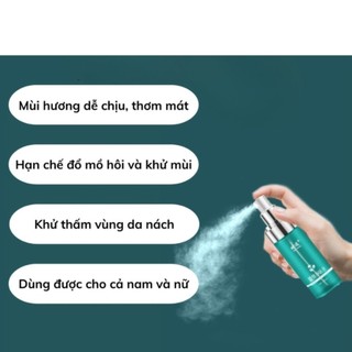 Xịt khử mùi hôi nách Shitong ngăn tiết mồ hôi nách Bình sịt mồ hôi bã nhờn Shitong 60ml TP01