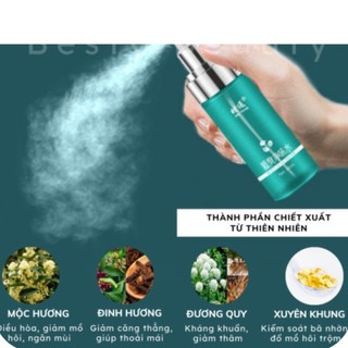 Xịt khử mùi hôi nách Shitong ngăn tiết mồ hôi nách Bình sịt mồ hôi bã nhờn Shitong 60ml TP01