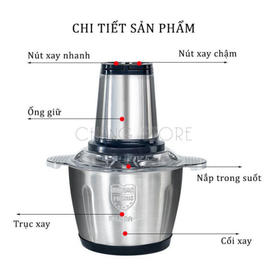 Ưu điểm Máy Xay Thịt Đa Năng Cối INOX 304