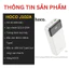 Pin Sạc Dự Phòng Hoco J102/J102A Dung Lượng 10000mAh/ 20000mAh, Sạc Nhanh 20W,Cổng Type-C Sạc Nhanh 2 Chiều