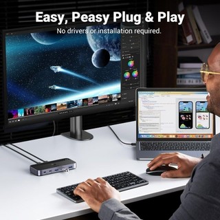 Bộ chuyển đổi USB 3.0 UGREEN CM662 | 2 máy tính dùng chung 4 thiết bị (3 x USB-A 3.0 + 1 USB-C) | Tốc độ 5Gbps | 15705