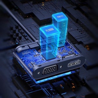 Cáp chuyển đổi USB 3.0 sang HDMI + VGA UGREEN CM449 | Hỗ trợ 1080P/60Hz | Hợp kim cao cấp | Bảo hành 18 tháng | 20518