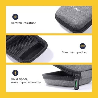 Hộp đựng phụ kiện UGREEN LP128 Đựng tai nghe thẻ nhớ cáp USB | Chống sốc chống nước 50274 70576 70577