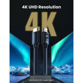 Cáp HDMI 2.0 độ phân giải cao 4K/60Hz Ugreen HD119 | Cho RTX 3080 PS4 Xbox Bộ Chia HDMI HDMI Công Tắc Aux