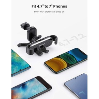Giá đỡ điện thoại cài khe gió điều hòa trên xe hơi xoay góc 360 độ UGREEN LP228