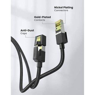 Cáp mạng CAT7 OD5.5mm truyền dữ liệu giữa các máy tính chính hãng UGREEN NW150 dài 0.5-5m