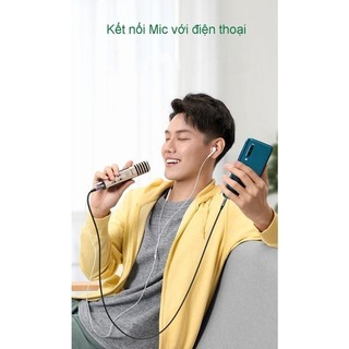 Dây AV 3.5mm kết nối Microphone dạng dù bện mềm mại UGREEN AV183 | Âm thanh nổi Hifi | Đầu cắm mạ vàng| BH18 tháng 1Đổi1
