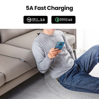 Dây cáp nối dài USB type C dài 0.5m/1m vỏ bện nylon UGREEN US372 - Hàng phân phối chính hãng - Bảo hành 18 tháng