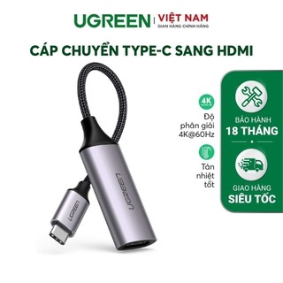 Bộ chuyển đổi USB TYPE C sang HDMI UGREEN CM297 | Chuẩn HDMI 2.0 | Chipset VL100 và PS176 - Bảo hành 18 tháng 1 Đổi 1