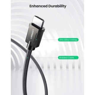Cáp HDMI 2.1 48Gbps Ugreen HD135 Hỗ trợ phân giải 8K/60Hz | Sử dụng cho Xiaomi PS5 HUB USB | BH 18 tháng 1 đổi 1 70319
