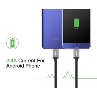 Cáp sạc và truyền dữ liệu UGREEN US196 | Sạc nhanh 1 lúc 2 thiết bị | Đầu nối mạ vàng |  Bảo Hành 18 Tháng | 40347