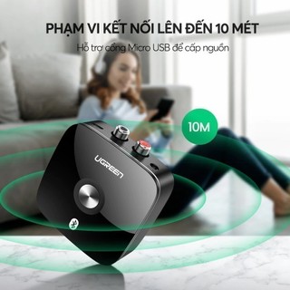Bộ nhận âm thanh Bluetooth 5.0 đầu ra 3,5mm + 2 đầu RCA UGREEN 30445