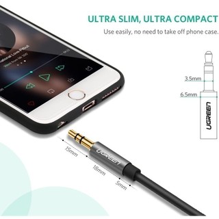 Dây AV nối dài 3.5mm UGREEN AV118 |  Đầu mạ vàng hỗ trợ mic  | Vỏ cáp làm từ nhựa TPE | Bảo hành 18 tháng 1 đổi 1 10592