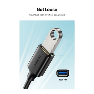 Cáp chuyển đổi USB C sang USB 3.0/2.0 hỗ trợ OTG UGREEN US154 | Vỏ bọc PVC | Tốc độ 5Gbps | Dài 15cm | BH 18 tháng