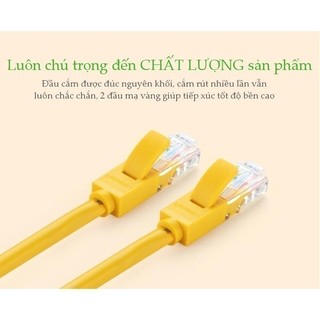Cáp mạng đúc sẵn 2 đầu Cat 5 Ugreen NW103 - Hàng phân phối chính hãng - Bảo hành 18 tháng