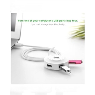 Hub USB 2.0 4 cổng tốc độ cao chính hãng UGREEN CR106 - Hàng phân phối chính hãng - Bảo hành 18 tháng 1 đổi 1 20277